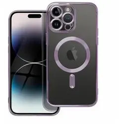 MagSafe Hülle mit Kameraschutz iPhone 15 Pro Lila