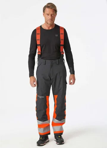 Helly Hansen Winterhose ALNA 2.0 - orange/ebony - Arbeits- & Schutzkleidung, strapazierfähige Winterhose mit optimaler Wärmeisolierung für kalte Arbeitsbedingungen.