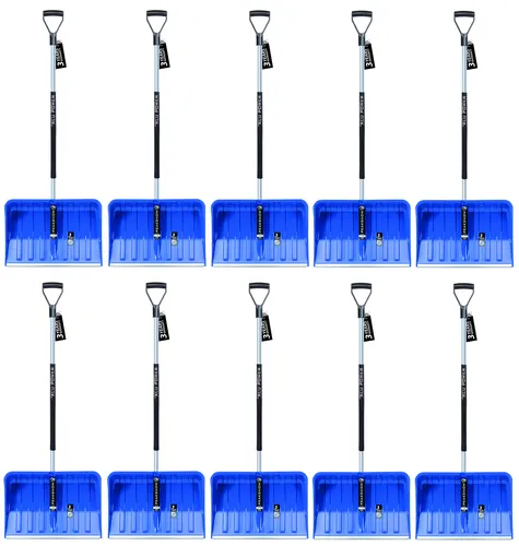 Alpinus Schneeschaufel robuster Aluminiumstiel x10