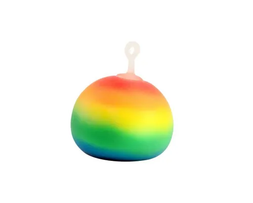 Toi-Toys Lernspielzeug Anti-Stress Ball Pufferball Squeeze Regenbogenfarben zum Quetschen