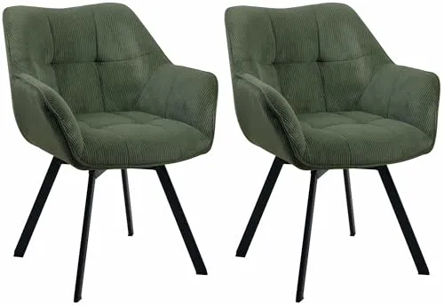 CLP Esszimmerstuhl Jordi Cord 2er Set von CLP