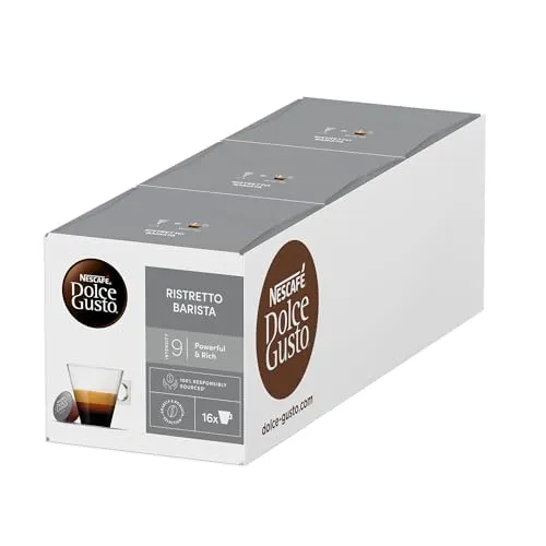 NESCAFÉ DOLCE GUSTO Ristretto Barista Kaffeekapseln 3er Pack (3 x 16 Kapseln)