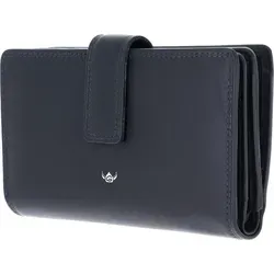 Golden Head Leder Geldbörse Polo RFID Protect Damenbörse 2800 Marineblau dunkelblau