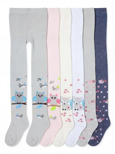 TupTam Strickstrumpfhose Mädchen - 6er Pack Bunt Gemustert - Bequeme und warme Strickstrumpfhosen für Mädchen im 6er Pack. Hergestellt aus weicher Baumwolle mit optimalem Sitz, ideal für die kalte Jahreszeit. Erhältlich in verschiedenen Farben und Mustern.