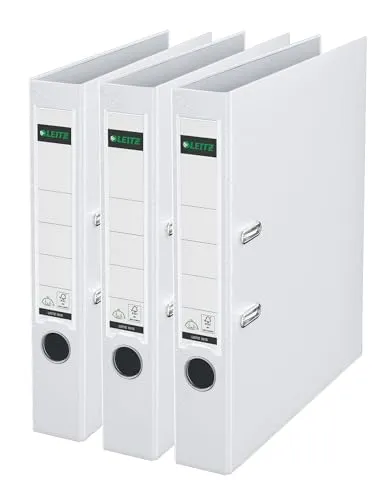 Leitz Ordner 1015 Schmal in weiß von Leitz