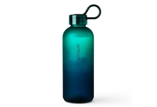Vinsun Trinkflasche Trinkflasche 650ml, Kohlensäure geeignet, auslaufsicher, Tritan, BPA frei, bruchsicher, geruchs- und geschmacksneutral, auslaufsicher