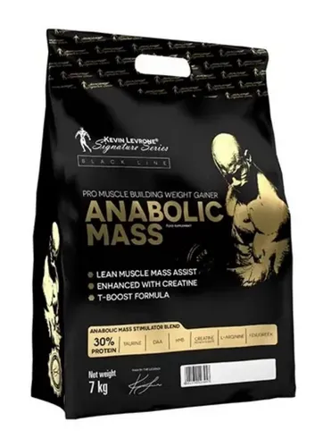 Kevin Levrone Anabolic Mass 7kg Pulver – Fitness Authority - Masse-Gainer Pulver für Sportler – 7 kg. Unterstützt gezielten Muskelaufbau mit 30 g Protein und 54 g Kohlenhydraten pro Portion. Ideal nach dem Training oder zwischen den Mahlzeiten. Erhältlich in verschiedenen Geschmacksrichtungen.