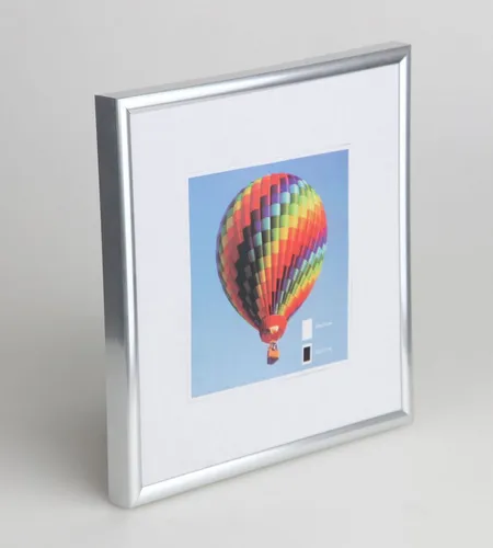 IDEAL TREND Bilderrahmen Bilderrahmen mit Klarglas quadratisch fotorahmen Kunststoff Posterrahm, für 1 Bilder (1 St)