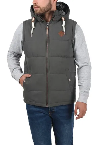 !Solid SDDry Herren Steppweste mit Kapuze