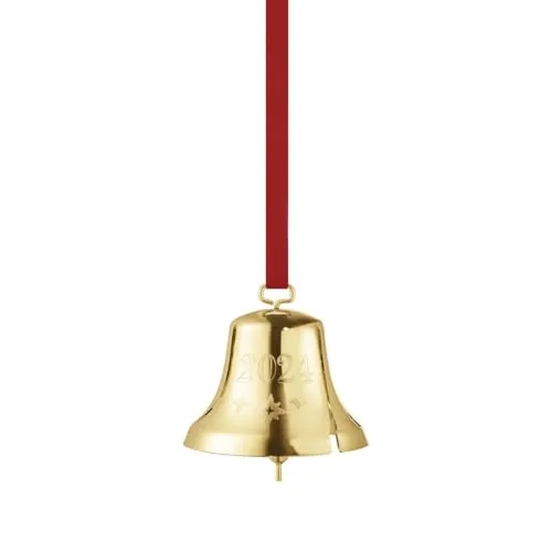 Georg Jensen [W] Cc 2024 Bell 18 Kt Gold Plated [Amazon] in rot von Georg Jensen