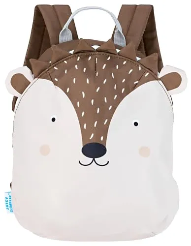 Juicy Bumbles Kindergartenrucksack Mädchen Kinderrucksack Mit Brustgurt Kita Rucksack Kindergarten Kindergartentasche Kinderrucksäcke Kinder Kleinkind 2-5 Jahre Igel