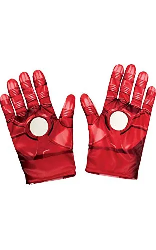 Rubie's Offizielle Kostüm-Handschuhe Iron Man, Marvels Avengers – Gemeinsam unbesiegbar, für Kinder, Einheitsgröße