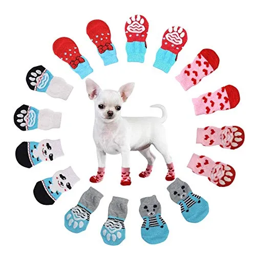 Heiqlay Hundesocken Anti Rutsch – Pfotenschutz für Hunde und Katzen