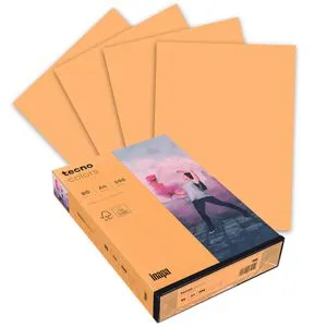 Inapa tecno colors, 2100011420, Kopierpapier orange, A4, 80g/qm, 500 Blatt, Coloured Paper