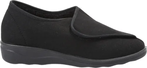 Westland Nice 105 Hausschuh, schwarz - Bequeme Hausschuhe in Größe 38 mit Warmfutter und Klettverschluss, ideal für gemütliche Stunden zu Hause.