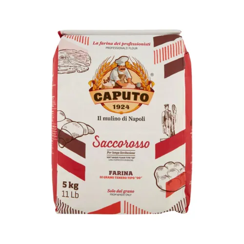 Farina Saccorosso Pizzamehl 5 kg - Caputo