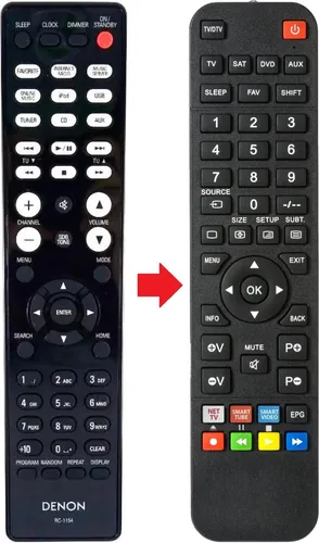 Fernbedienung, geeignet für DENON RCD-N7 von Denon
