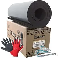 Scorprotect K-Flex ST Isolierplatte selbstklebend 32 mm - Perfekte Isolierplatte für Camper, Jalousiekästen und Boote. Bietet hohe Wärme- und Schalldämmung, ist leicht zuzuschneiden und dank selbstklebender Rückseite einfach zu montieren. Ideal für vielseitige Anwendungen.