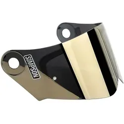 Simpson Visor für Darksome Helmet - Motorradhelme - Hochwertiges Visor für optimalen Schutz und klare Sicht, speziell für Simpson Darksome Helmet Modell 18473, langlebig und einfach zu montieren.