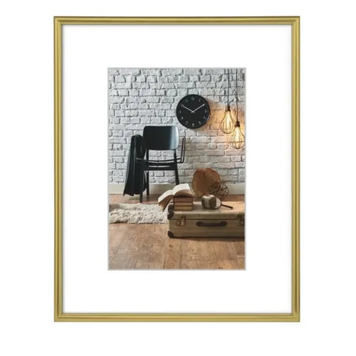 Hama Kunststoffrahmen Sevilla Dekor Gold Matt 30 x 40 cm