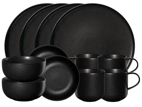 ASA Selection COPPA Frühstücksset Kuro 12tlg in schwarz von ASA
