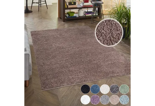 Carpet City Hochflor-Teppich City Shaggy, rechteckig, Höhe: 30 mm, Auch als Läufer, Langflor, Uni, Shaggy, flauschig-weich