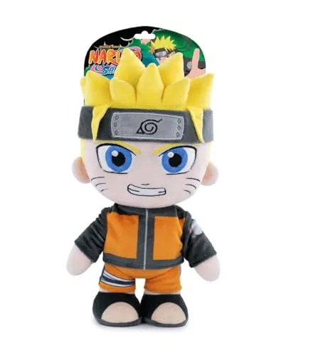 Naruto Peluche 27CM - Stofftier & Teddybär, weicher Naruto Plüsch mit 27 cm, perfekt für Fans und Sammler, ideal als Geschenk oder zum Kuscheln.