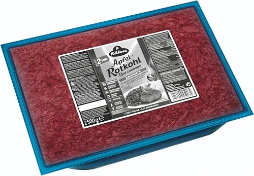 Kühne Fix und Fertig Rotkohl mit Äpfeln / Zwiebeln, 5 kg Polybag