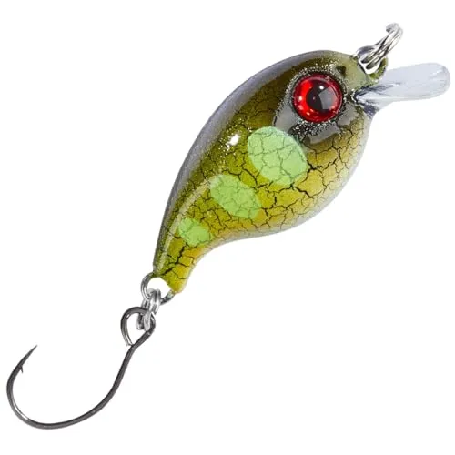 Balzer Trout Attack Crank Wobbler Thunder 3cm 2g - Forellenwobbler, Farbe:Neongelb-Grüngelb