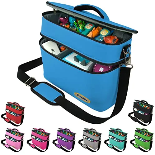 PUNALU Aufbewahrungstasche für Toniebox und Tonies - Praktische Transporttasche mit abnehmbarem Schultergurt, wasserabweisend und ideal für die sichere Aufbewahrung von Toniebox und Zubehör.