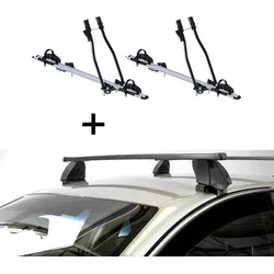 Fahrradträger Set SAGITTAR & Dachträger K1 MEDIUM für Dr Dr 3 (5Türer) ab 16 - Praktisches Set mit 2 Fahrradträgern und Dachträger für Dr Dr 3 (5Türer) ab 16. Ideal für den sicheren Transport aller Fahrradtypen, einfach zu montieren und bietet zusätzlichen Platz im Fahrzeug.