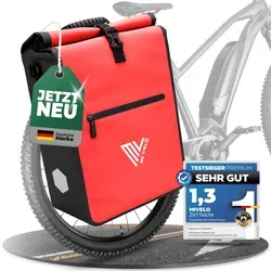 Fahrradtaschen Rot von MIVELO
