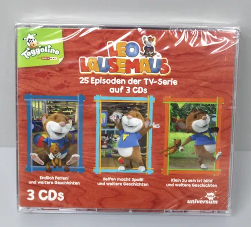 LEO LAUSEMAUS - HÖRSPIELBOX 2 3 CD versiegelt.