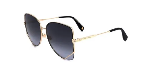 Marc Jacobs MJ 1066/S RHL/9O Gold Black Damen Sonnenbrille - Elegante Damen-Sonnenbrille von Marc Jacobs, Modell MJ 1066/S in Gold und Schwarz, inklusive schützendem Etui. Stilvoller Schutz für Ihre Augen bei jedem Wetter.