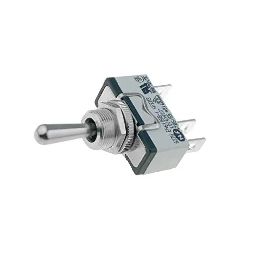 637H/2 Schalter: Hebelschalter Pos: 3 SP3T (ON)-OFF-(ON) 10A/250VAC APEM