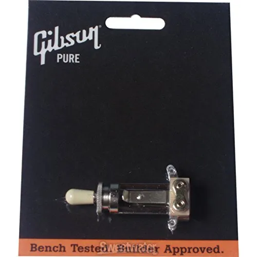 Gibson Gear PSTS-020 Toggle Switch, creme - Ersatzteile für Akustikgitarren, original 3-Weg Schalter von Gibson mit cremefarbenem Kopf für präzise Klangsteuerung.