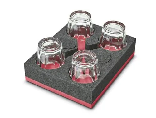 Camp-Idee Schaumstoffhalter, Softdrink in rot von Camp-Idee