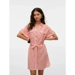 Vero Moda Blusenkleid in Rot in weiß von VERO MODA