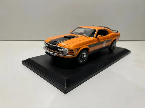Ford Mustang Mach 1, Maisto  1/18  1:18 Modell Modellauto orange 1970