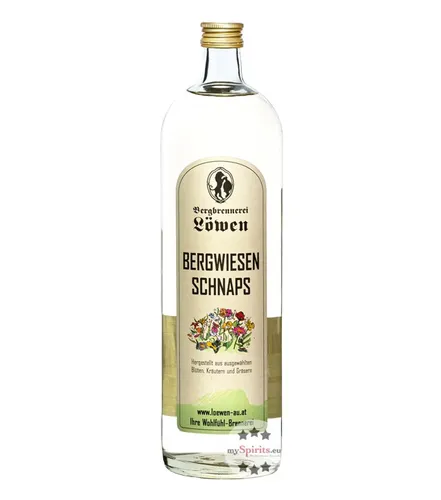 Produktbild Löwen Bergwiesen Schnaps