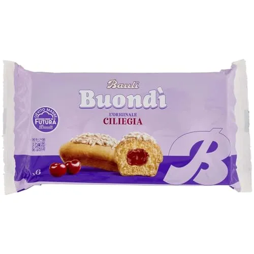 Bauli Boundi Cherry – süßes Gebäck mit Kirschen – 6er Pack von Bauli