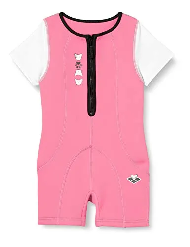 ARENA Unisex Kinder Friends Warmsuit Neoprenanzug - Kurzer Neoprenanzug für Kinder, hält warm und schützt mit UPF 50+ vor Sonne. Ideal für Wasseraktivitäten, mit Reißverschluss für einfaches An- und Ausziehen.