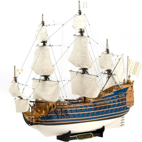 Artesanía Latina – Holzmodellschiff – Französische Kriegsfahrzeug, Soleil Royal – Modell 22904, Maßstab 1:72 – Modelle zu Bauen – Expertenniveau