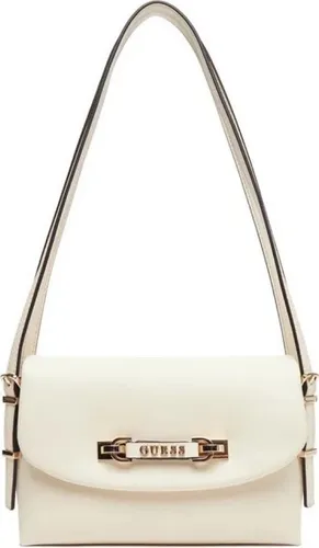 Guess Lefia Schultertasche 23 cm beige - Elegante Handtasche in beige, ideal für jeden Anlass und bietet ausreichend Platz für Ihre Essentials.