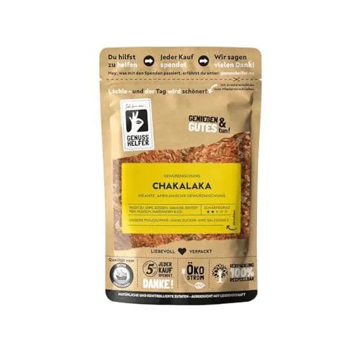 Bremer Gewürzhandel Chakalaka Gewürz – Afrikanische Gewürzmischung für scharfen Dip, 10 x 100g - Entdecken Sie die exotische Schärfe des Chakalaka Gewürzes aus Südafrika. Ideal für einen würzigen Dip, einfach mit Crème fraîche vermengen. 100% natürliche Zutaten für höchsten Genuss – perfekt für Ihre nächste Feier!