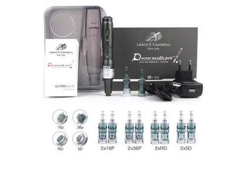 Lalano'S Cosmetics Mikro-Needling Doktor Needle Pen - Mikrodermabrasion Gerät für effektive Mitesserentfernung und Anti-Aging-Behandlungen, ideal für strahlende Haut.