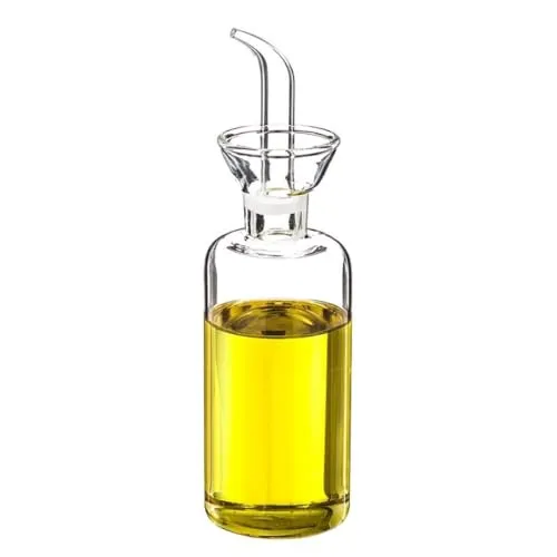 DAMDAM GO | Ölflasche aus Glas, tropfsicher, 250 ml, in Schachtel verpackt