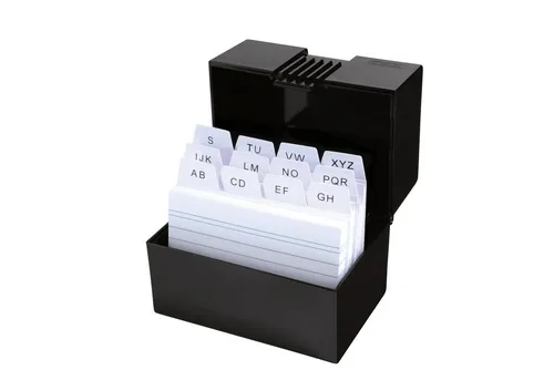 Herlitz Karteikasten Herlitz Karteikasten mit 100 Karteikarten / Lernbox / DIN A8 / Farbe: