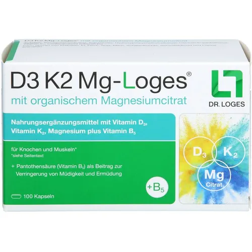 D3 K2 Mg-Loges Kapseln