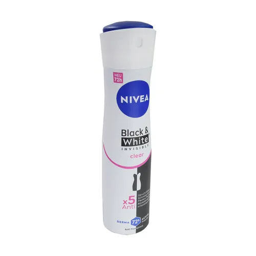 NIVEA DEO Spray invisible black & white Clear 150 ml